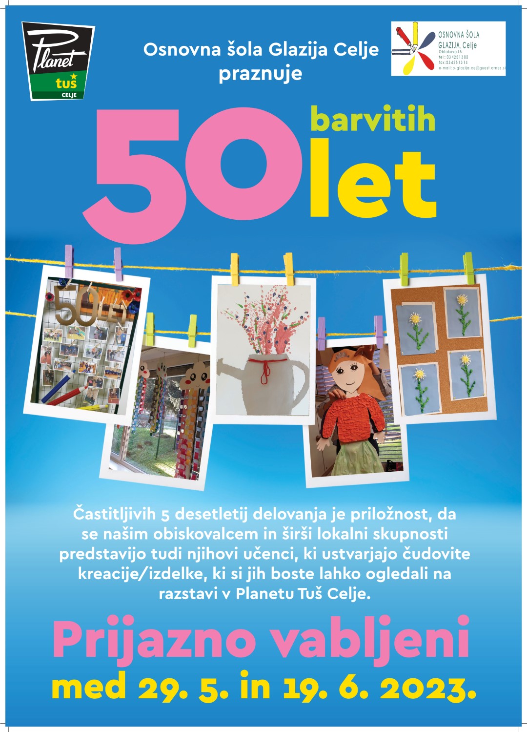 plakat 50 x 70 Glazija 50 let (1) (Large)